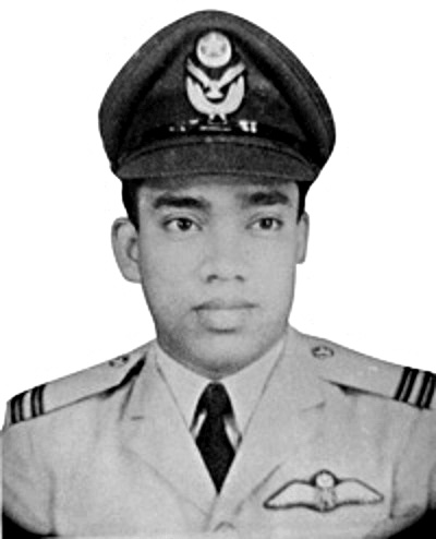 Flight Lieutenant Matiur Rahman in service uniform